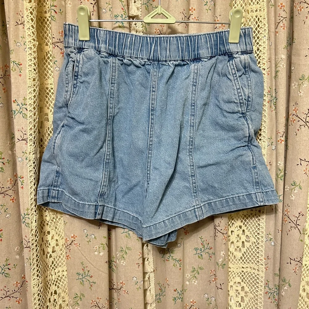 Madewell Pull-On Denim Shorts‎ XS EUC